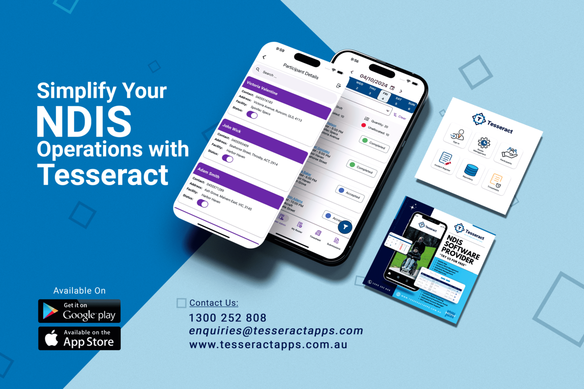 tesseractapps app promotional design by amaris brand creation