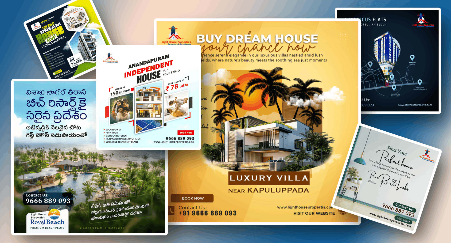 light house properties - visakhapatnam project by amaris brand creation
