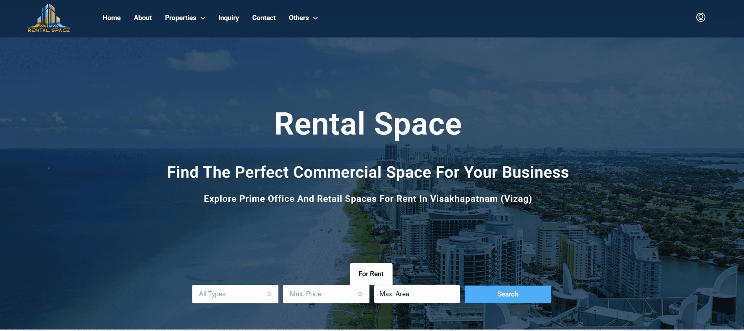 rental space – commercial properties - project designed by amaris brand creation