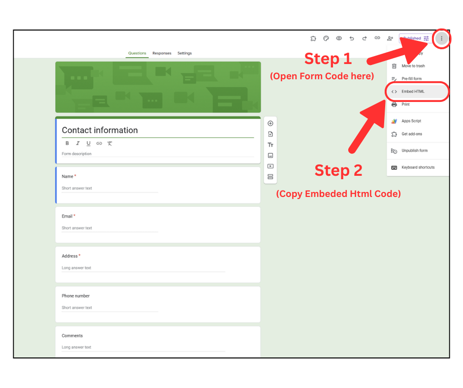 alina-portfolio-google-form-setup