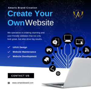 Amaris Brand Creation Full Website Package